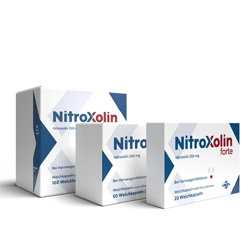 MiP Pharma Nitroxolin Packaging Rendering