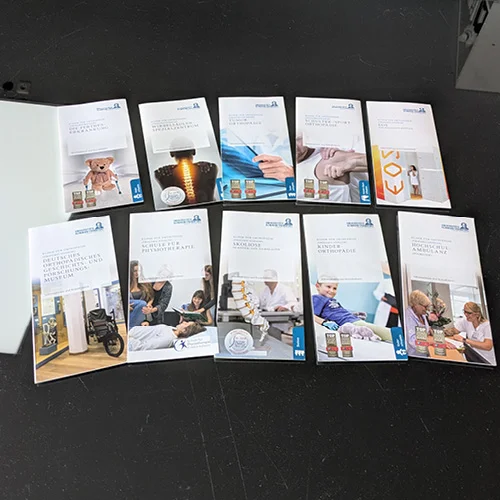 Uniklinik Frankfurt am Main Flyergestaltung