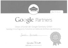 Zertifiziert für Google AdWords